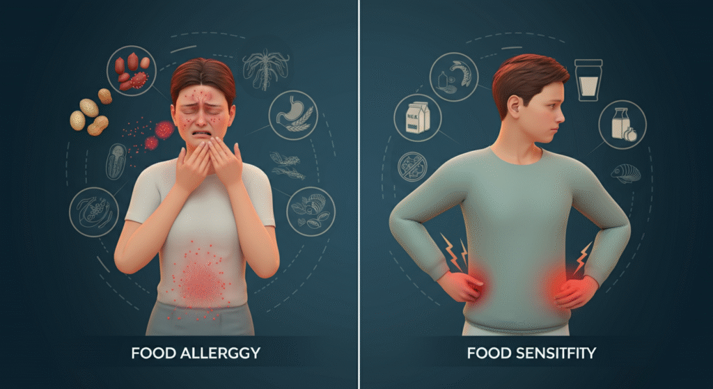 allergy vs food sensitivity