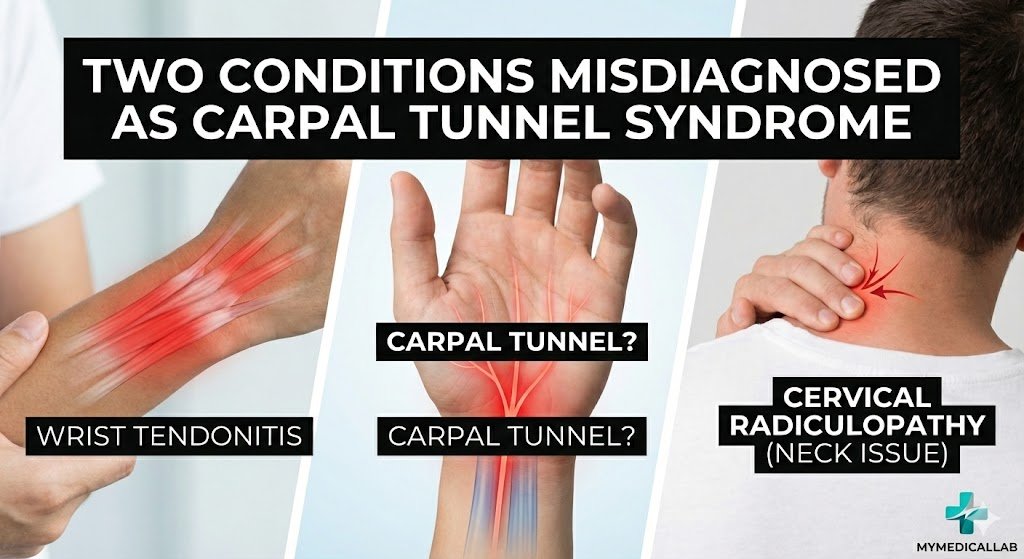 two conditions that are often misdiagnosed as carpal tunnel syndrome