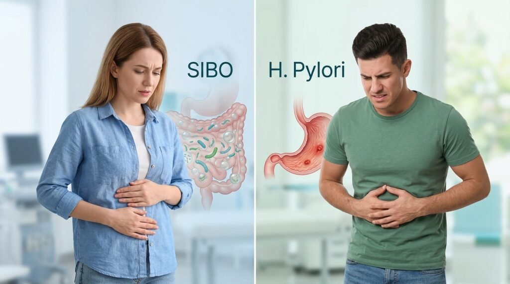 SIBO vs H. pylori