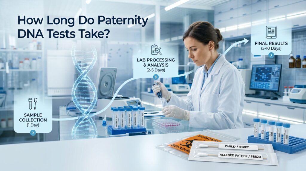 how long do paternity DNA tests take